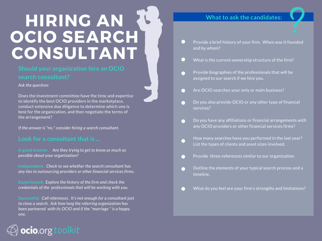 Hiring an OCIO Search Consultant