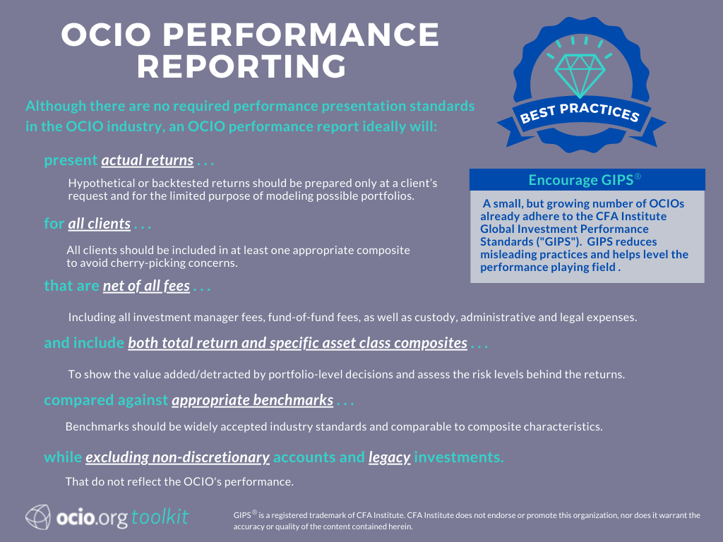 OCIO Performance Reporting Toolkit