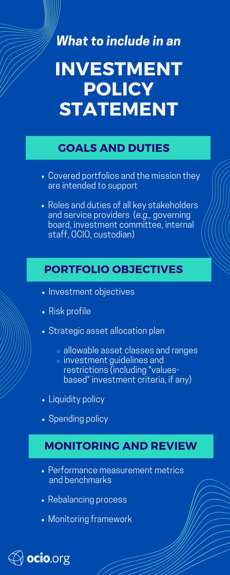 Investment Policy Infographic